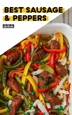 the best sausage and peppers cookbook