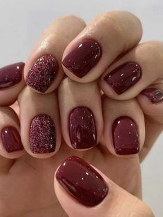 Maroon Nail, Money Nails, Short Fake Nails, Gray Nails, Super Nails, Ideas Nails, Stick On Nails