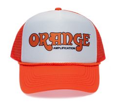 These Orange Amplification trucker caps are by far the best quality caps on the market. Purchase one and we will ship it in a box for a damage free delivery. We can also make them in other two tone colors. Please contact us for other color options. Cheap Fun Orange Hat, Cheap Orange Snapback Hat, Orange Amplifiers, Snapback Hats Men, Orange Hat, Vintage Trucker Hat, Orange Hats, Vintage Trucker Hats, Mesh Hat