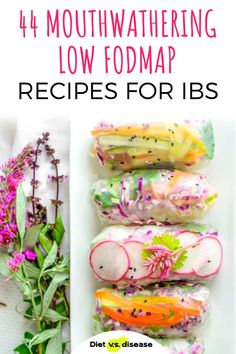 Do you suffer from symptoms of food intolerance? Or have you been diagnosed with IBS (Irritable Bowel Syndrome)? If so, a low FODMAP diet is the only proven method to discover what foods trigger your symptoms. I’ve rounded up 44 delicious low FODMAP recipes to help you get  started. Recipes are categorised under breakfast, lunch, dinner, snacks  and desserts. #health #nutrition #dietitian #diet Ibs Diet Recipes Dinner, Recipes For Ibs, Ibs Diet Recipes, Low Residue Diet, Fodmap Lunch, Lectin Free Diet, Fodmap Breakfast, Low Fodmap Snacks