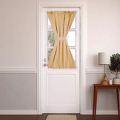 PRICES MAY VARY. 100% Polyester Perfect Fit for Small Door Windows: PANOVOUS door side curtains, measuring 25" W x 40" L, are designed for side light door windows and come with a matching tieback. Two rod pockets on both top and bottom make them easy to hang on your front door window or French door Effective Light Blocking & Insulation: These door curtains for sidelight windows effectively block light while also providing thermal insulation. They help maintain a steady room temperature by keepin Front Door Window Curtains, Front Door Window Covering, Curtains For Door, Front Door Sidelights, Door Window Curtains, Front Door Curtains, Door Window Covering, French Door Curtains, Small Curtains