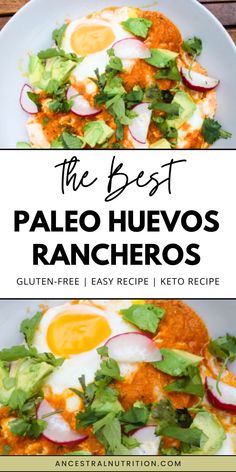 the best paleo huevoos rancheros with eggs and avocado