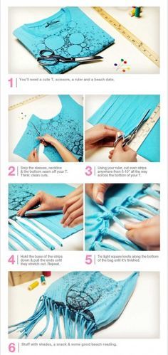 the instructions for how to make a scarf with fringes and tassels on it