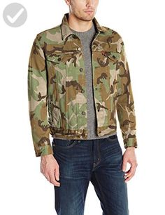 Mens World, Woodland Camo, Levis Jacket, Trucker Jacket, Levis Men, Big & Tall, Denim Wash, Jean Jacket, Military Jacket