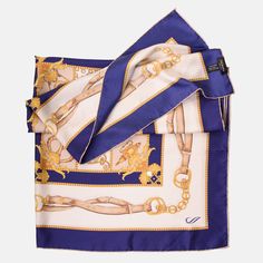 Inspired by the elegance of vintage designs, this scarf features a timeless equestrian print that evokes the charm of a bygone era.I designed this foulard for the woman who appreciates a touch of tradition in her wardrobe, with intricate detailing that speaks to refined taste.The Vittoria is perfect for adding a sophisticated accent to your outfit, whether you're dressing up for a special occasion or simply embracing everyday elegance. Details Classic foulard size: Approx. 35" x 35" (90 x 90cm). Blue Elegant Rectangular Silk Scarf, Elegant Blue Rectangular Silk Scarf, Blue Vintage Silk Scarf, Vintage Blue Silk Scarf, Vintage Silk Scarf For Formal Occasions, Elegant Rectangular Scarves For Formal Occasions, Elegant Rectangular Formal Scarf, Vintage Silk Rectangular Scarf, Elegant Gold Rectangular Silk Scarf