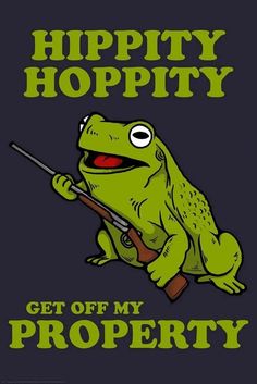 Get Off My Property, Door Artwork, Cool Frog, Birthday Friend, My Property, Hippity Hoppity, Wall Home Decor, Artwork Wall, Front Door