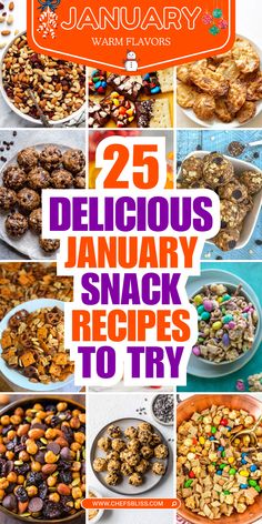 the 25 delicious january snack recipes to try out for this year's holiday season