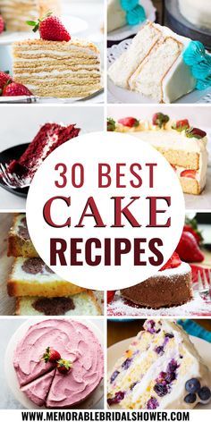 the top 30 best cake recipes