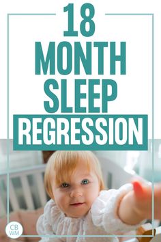 What are signs of an 18-month sleep regression? How long will it last? How do you help your toddler through it quickly? What else could be causing poor sleep at this age? In this post, we will discuss what sleep regressions are, signs of the 18-month regression, other reasons for poor sleep at this age, how long this regression will ask, total sleep needs for an 18 month old, and tips to get through the regression. Waking Early, Sleep Regression Ages, Four Month Sleep Regression, Toddler Sleep Regression, Getting Baby To Sleep, Baby Sleep Regression, Bedtime Routine Baby, Gentle Sleep Training