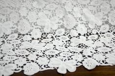 Pure white Flower lace fabric,Milk Cotton white lace,Flower White Rich Guipure lace,white Embroidered lace, Wedding Lace by MayComeTure on Etsy https://www.etsy.com/listing/517504589/pure-white-flower-lace-fabricmilk-cotton White Cotton Lace With Lace Patchwork, White Cotton Lace With Patchwork, White Crochet Lace For Spring, White Cotton Lace For Wedding, Elegant White Cotton Lace, White Lace For Spring Wedding, White Lace For Wedding, White Crochet Lace For Wedding, Flower Lace Fabric