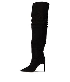 Make a statement donning the Schutz® Ashlee Over-the-Knee Boots..Leather upper..Leather lining and insole..Zippered closure..Pointed toe silhouette..Striking, stiletto-style heel..Leather outsole..Made in Brazil..Product measurements were taken using size 8.5, width M. Please note that measurements may vary by size..Measurements: Heel Height: 3 3/4 in Weight: 1 lb 2 oz Circumference: 12 in Shaft: 24 in Fitted Tall Knee-high Boots With Reinforced Heel, Fitted Knee-high Boots With Reinforced Heel, Fitted Boots With Suede Lining And Pointed Toe, Fitted Knee-high Boots With Zipper For Evening, Tall Leather Party Boots, Wide Calf Knee-high Boots With Suede Lining, Wide Calf Heeled Boots With Suede Lining, Chic Over The Knee Boots With Zipper Closure, Chic Over-the-knee Boots With Zipper Closure