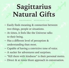 the words sagittatus natural gifts are written in black on a green background