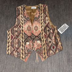 This Is A New With Tags Beautifully Crafted Western Style Vest Open Front Vest, Western Clothes, Style Vest, Western Outfits, Western Style, Front Open, Western Fashion, Dream Closet, Made In Usa