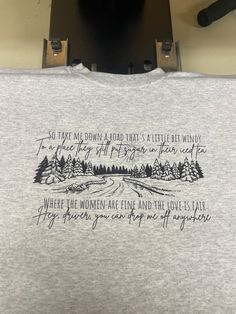 Ash Grey color crewneck with Zach Bryan Lyric! Super cute and soft Zach Bryan, Ash Grey, Grey Color, Favorite Outfit, Ash, Gray Color, Bathing Beauties, Super Cute, Adult Outfits