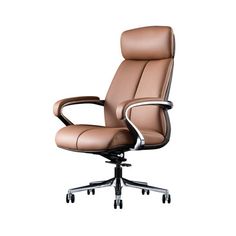 Experience our comfortable luxury office chairs with rocking features to double your relaxation while at rest. Enjoy a thickened curved headrest that fits your neck. Luxury automotive-grade cushions filled with high density sponge. This versatile chair has the ability to adjust its height up and down and rotate 360°, while its sturdy aluminum base ensures robustness and durability. SUPROT | SUPROT Aluminium Alloy Base Lift Rotating Office Chair Task Chair Upholstered in Brown | 47.24" H X 29.52" Office Chair Luxury, Luxury Office Chair, Brown Office Chair, Luxury Office Chairs, Luxury Office Furniture, Star Furniture, Comfortable Office Chair, Best Office Chair, Luxury Office