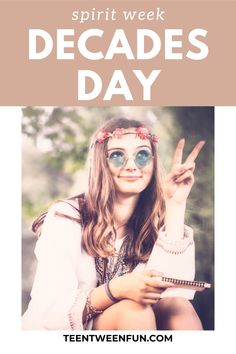 Looking for the perfect Spirit Week dress up idea? Check out these ideas that will take you from1950s poodle skirts, 1970s hippie style to 1990s grunge style. There's something for everyone, so get inspired and have fun! Decade Outfits Spirit Week, 70s Dress Up Day At School, Decades Day Spirit Week 70s Hippie, Spirit Week Dress Up Ideas, 70s Dress Up Day, Decade Day Outfits Spirit Week, Cute 70s Outfits, 70s Dress Up, Decades Day Spirit Week