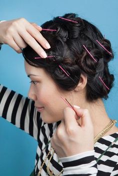 12 Easy Ways to Get No-Heat Waves Style Hair Without Heat, Curl Hair Without Heat, How To Style Hair, Trendy We Fryzurach, Hair Colorful, Overnight Hairstyles, Pin Curls