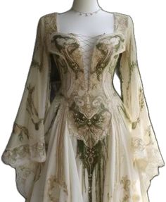 Elven Dress, Gowns Elegant, Fantasy Dresses, Gowns Prom, Dream Wedding Ideas Dresses, Fantasy Gowns, Ball Gowns Evening, Gowns Wedding, Fairytale Dress