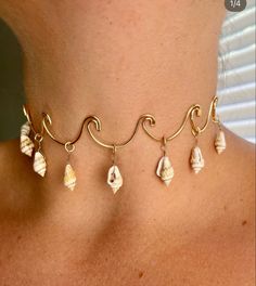 Wire Jewelry Designs, Seashell Jewelry, Ocean Jewelry, Handmade Jewelry Tutorials, Handmade Wire Jewelry, Shell Jewelry, Girly Jewelry