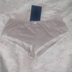 New With Tags Brandy Melville Panty Cheeky Hiphugger Fit Made In Italy 100% Cotton Best Fits Size Small This Color Never Made It On The Website, I Got It From My Local Brandy I Got It, French Design, Got It, Brandy Melville, I Got This, Made It, Brandy, Gray White, Women's Intimates