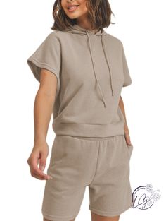 Oversized, short sleeve raglan style sweatshirt hoodie in medium weight cotton fabric with drawstring, gently dripped shoulders Machine wash cold (Gentle cycle), Tumble dry low or Hang Dry (recommended). Fabric: 65% Cotton, 30% Polyester, 5% Spandex Curvy Shorts, Head Wrap Headband, Style Sweatshirt, Curvy Jeans, Sweater Tank Top, Skirt Leggings, Athletic Pants, Long Blouse, Sweater Blouse