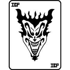 Insane Clown Posse Jeckyl Bros. Jake Card Rub On Sticker on Black Icp Juggalo, Bleach Painting, Easy Eye Drawing, Love Symbol Tattoos, Pen Tattoo, Horror Punk, Clown Posse, Insane Clown Posse, Tool Band