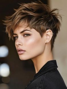 Long Pixie Haircut, Pixies Haircut, Pixie Haircut Ideas, Hairstyle Long, Longer Pixie Haircut, Long Hairstyle, Corte Pixie, Hairstyle Trends