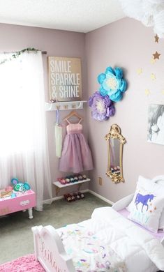 Dress Up Corner, Dress Up Area, Shared Girls Room, Reading Corners, Unicorn Bedroom, Princess Room