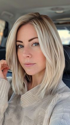 2024 Haircuts, Hottest Haircuts, Hottest Hairstyles, Medium Length Blonde Hair, Shoulder Length Blonde, Haircuts For Medium Length Hair, Edgy Pixie Cuts, Edgy Pixie, Blonde Bob Hairstyles