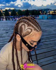 Boxer Braids, Rave Hair, Chignon Hair, Braided Hairstyle, Cool Braid Hairstyles, Cool Braids, Hair Stylist Life, Braids For Long Hair, Model Hair