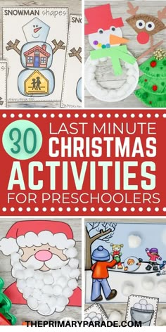 the ultimate list of last minute christmas activities for preschool and older children to do this year