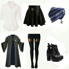 Slytherin Uniform Female Aesthetic, Slytherin Outfit Uniform, Slytherin Aesthetic Outfit, Slytherin Inspired Outfits, Hogwarts Bag, Hogwarts Style, Harry Potter Houses Outfits, Slytherin Princess