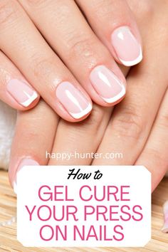 If you want your press on nails to last longer this is it!   Now you can make your press on nails last for weeks by gel curing them.  Let me show you how! Best Press On Nails, Diy Nails At Home, Manicure Gel, Gel Nail Tips, Polygel Nails, Nail Health