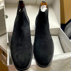 Aldo Mens Chelsea Style Vianello Style Boots Size 12 In Black. Aldo Western Boots, Mens Aldo Boots, Mens Sneaker Boots, Black Suede Chelsea Boots, Luxury Men's Chelsea Boots For Semi-formal Occasions, Luxury Masculine Chelsea Ankle Boots, Luxury Semi-formal Men's Chelsea Boots, Blue Suede Boots, Aldo Boots