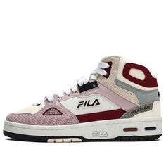 (WMNS) FILA FUSION Teratach Skate Shoes 'Pink White' T12W243211FVC Shoes Pink, Skate Shoes, Pink White, Pink, White