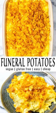 Gluten Free Potato Casserole Recipes, Dairy Free Cheesy Potatoes, Dairy Free Potato Casserole, Vegetarian Casseroles, Vegan Potatoes, Vegan Casseroles, Vegan Potato Recipes, Vegan Casserole, Canned Soup