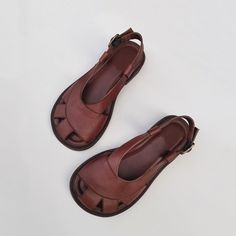 Summer Retro British Style Soft Leather Sandals – Retrosia Soft Leather Sandals, Summer Retro, Confident Style, British Fashion, Comfort Design, Jane Shoes, Mary Jane Shoes, British Style, Sophisticated Style