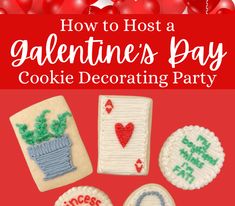 how to host a valentine's day cookie decorating party