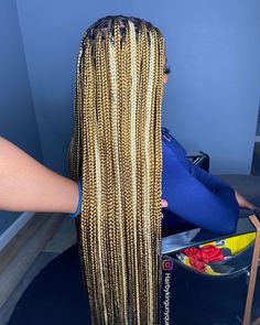 Honey Blonde Hair On Black Women Braids, Color 27 Knotless Braids, Brown And Blonde Knotless Braids, 27 And 613 Knotless Braids, Blonde Peekaboo Braids, Brown And Blonde Box Braids, Honey Blonde Box Braids, Black And Blonde Braids, Peekaboo Locs