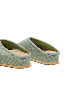 Featuring a breathable hemp upper with a basketweave pattern, a contoured footbed and a roomy fit, The Casual Clog is easy, modern and extra comfy. Runs a bit big. We recommend going down half a size for best fit. Soft, V topline upper knit with a natural hemp-textured basketweave pattern. Plush, contoured footbed provides arch support with every step. Durable tan rubber outsoles with ribbed details for added traction. Machine Washable: Toss in the wash. Air dry. Wear again and again. Please not Comfortable Closed Toe Clogs With Textured Sole, Green Comfortable Slippers With Textured Footbed, Comfortable Slip-on Clogs With Textured Sole, Sporty Green Clogs With Cushioned Footbed, Comfortable Textile Slip-ons With Closed Toe, Comfortable Textile Closed Toe Slip-ons, Comfortable Clogs With Textured Footbed, Comfortable Closed Toe Clogs With Woven Sole, Comfortable Closed Toe Slip-ons With Textured Footbed