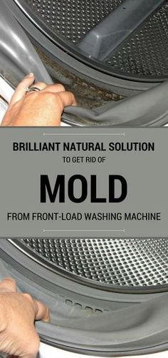 the words brilliant natural solution to get rid mold from front load washing machines