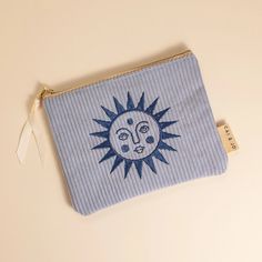 Keep organized with our flat corduroy pouches, perfect for keeping in your handbag. • Measures 18 x 13 cm • Fully lined Seafoam Blue, Tartan Blanket, Ceramic Workshop, Wolf Moon, Stationery Accessories, Sea Foam, The Body Shop, London Uk, New Baby Gifts