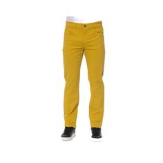 Yellow Cotton Jeans Pants For Men. Button Front Zip Closure. Front Pockets. Rear Welt Pockets. Made From High-Quality Cotton. Material: 98% Cotton 2% Elastane Sp. Casual Yellow Pants With Five Pockets, Straight Cotton Pants With Button Closure, Casual Yellow Bottoms With Button Closure, Casual Yellow Bottoms With Buttons, Jeans Pants For Men, Cotton Jeans, Pants With Pockets, Jeans Button, Pants For Men