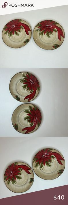 Tabletops Gallery Christmas Carol Hand Painted Crafted Red Poinsettia 8 In Set 2 Red Poinsettia, Table Tops, Christmas Carol, Poinsettia, Wonderful Time, Table Top, Shop My, Hand Painted, Christmas