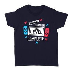 Kindergarten Level Complete Funny Shirt, KindergartenT-Shirt, Graduation Video Game Shirts, Kindergarten Graduation - Last Day Of School Graphic Tee Shirt - Standard Women's T-shirt. Perfect gift idea for Birthday, Party, Vacation or Any Occasion, Holidays, Halloween, Christmas…Order 2 or more to save on shipping cost, If you order 2 or more you’ll save quite a lot on shipping.*Guaranteed Satisfaction + Safe and Secure Checkout via Paypal/Visa/Mastercard*Designed, printed, and shipped from the United States.This product is hand made and made on-demand.A soft tee made to go with everything in your closetProduct Details: This preshrunk jersey knit has a classic fit with a feminine-inspired pattern. Seamless, double-needle 5/8" collar, taped neck and shoulders make this an everyday delight to Graduation Video, Kindergarten Graduation, Gaming Shirt, Graphic Tee Shirt, Pattern Seamless, Last Day Of School, Funny Shirt, Graphic Tee Shirts, Visa Mastercard