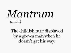 the words mantum are written in black and white