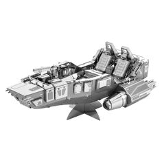 a model of a space ship is shown in black and white, with no background