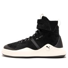 Puma Abyss Solstice Sneakers/Shoes Puma High-top Sneakers For Streetwear, Modern High-top Puma Sneakers, Puma Logo High-top Sneakers For Sports, Black Puma Sneakers For Sports, Modern Black Puma Sneakers, White Shoes Sneakers, Sneakers Puma, Black And White Sneakers, Swag Men