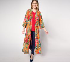 Layer this vivacious Como Jersey duster over all your closet basics for that life-of-the-party look. From Women with Control®. Closet Basics, Petite Jacket, Party Looks, Sweater Fashion, Knit Jersey, Sweater Outfits, Sweaters & Cardigans, Sewing Patterns, Relaxed Fit