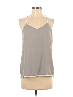 Express Outlet Sleeveless Blouse Size: Small Tops - used. 100% POLYESTER | Express Outlet Sleeveless Blouse: Gray Tops - Size Small Cheap Sleeveless Camisole From Forever 21, Grey Top, Small Tops, Sleeveless Blouse, Sleeveless Top, Outlet, Womens Tops, The 100, Handbags